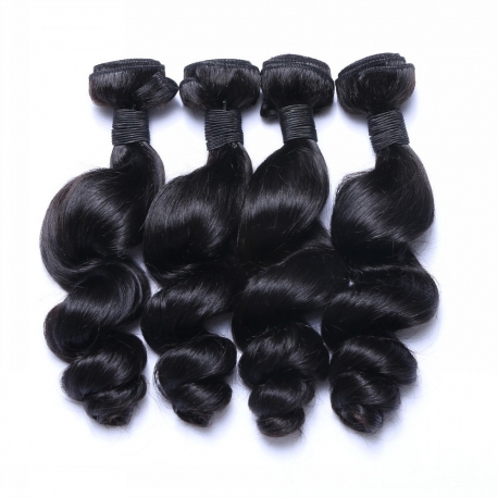 Meche Cheveux Humain ONDULE longueur 16 - Type bresilienne - LOOSE WAVE brazilian human hair longueur 16