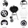 Barbecue à Charbon Rond, BBQ Mobile Barbecue Grill Portable - ( 46 ×44 ×70 cm)