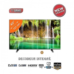 SMART TECHNOLOGY TV LED 43 Pouces- Full Option - Décodeur Intégré - Garantie 12 Mois