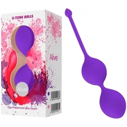 Boules de Geisha en silicone U-Tone Violet