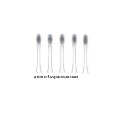 5x Embouts Pour Brosse A Dent Ultrasonic - Blanc