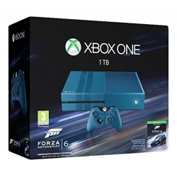 Console Xbox One - 1 TB - + jeu Forza motorsport 6 + 1 manette - Bleu foncé -