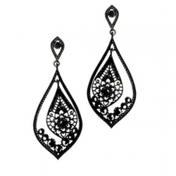 AKIJA COLLECTION - Boucle d'oreille BACK TO BLACK