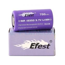 Batterie / Accu 18350 EFEST 700 mah - Violet
