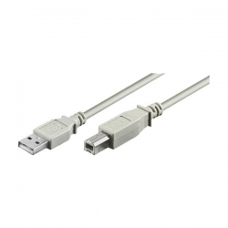 Câble usb pour Imprimante - MICROCONNECT USB2.0 A-B 1.8M MALE-MALE, USBAB2