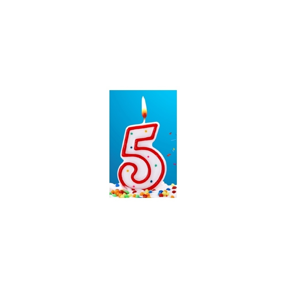 Bougie Pour Gateau D Anniversaire 5 Ans Afrikdiscount